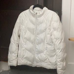 White winter coat
